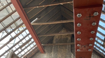 Structural Steel Works in Public Building