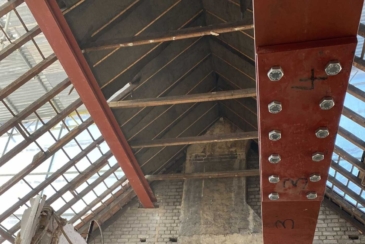 Structural Steel Works in Public Building